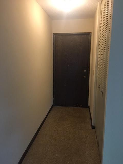 Main entrance to apartment with big closet