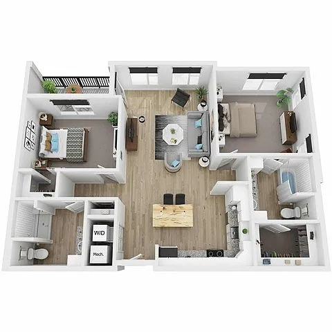 Floor plan Lindbergh