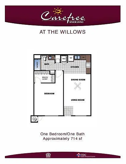 Floor plan 1 Bed