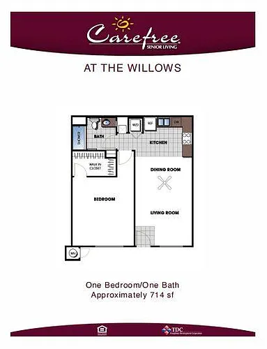 Floor plan 1 Bed