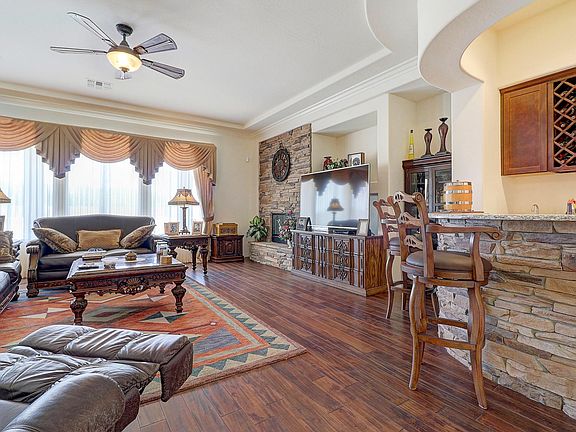 As you enter the front door