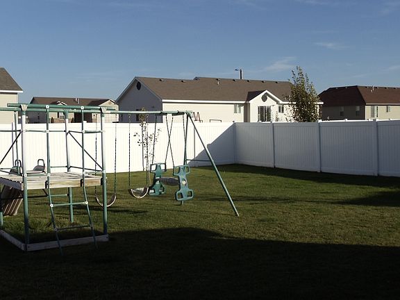 Large Vinyl Fenced Year