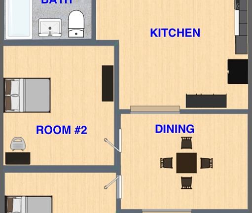 3 Bedroom Layout