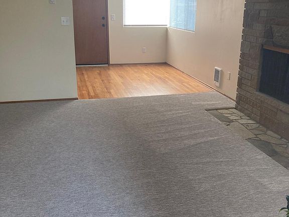 from front door into living rooms