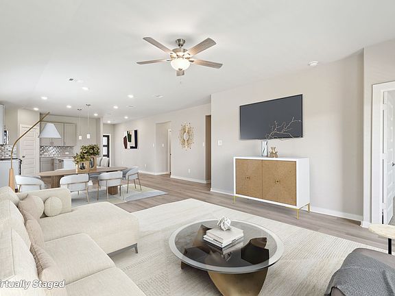 The Oleander floorplan in Central Park Square of Texas City, TX.