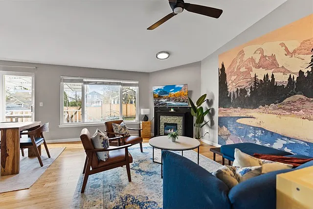 Bright living room