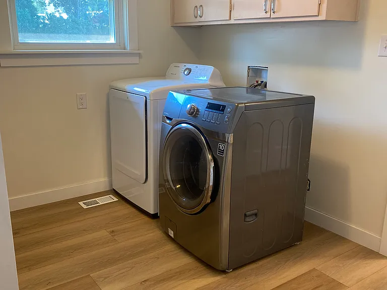 Laundry right off kitchen and garage with W/D included!