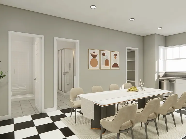 furnished kitchen