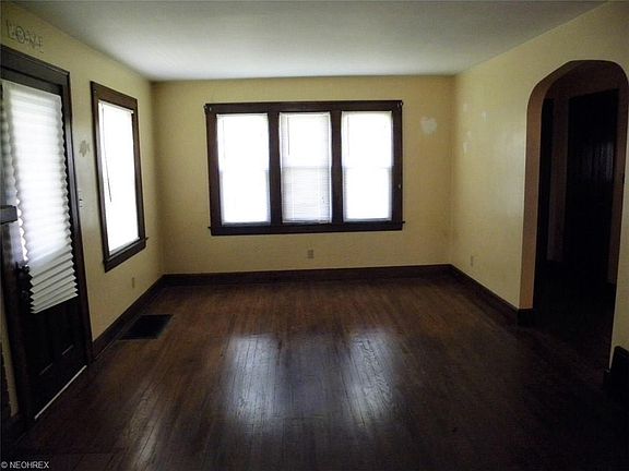 Wood floors throughout - living room view