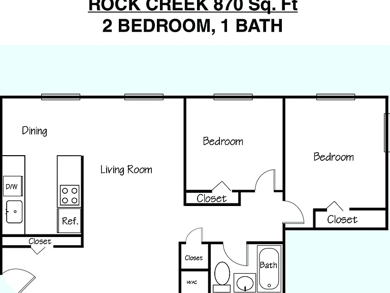 Rock Creek Floor Plan Rock Creek Floor Plan