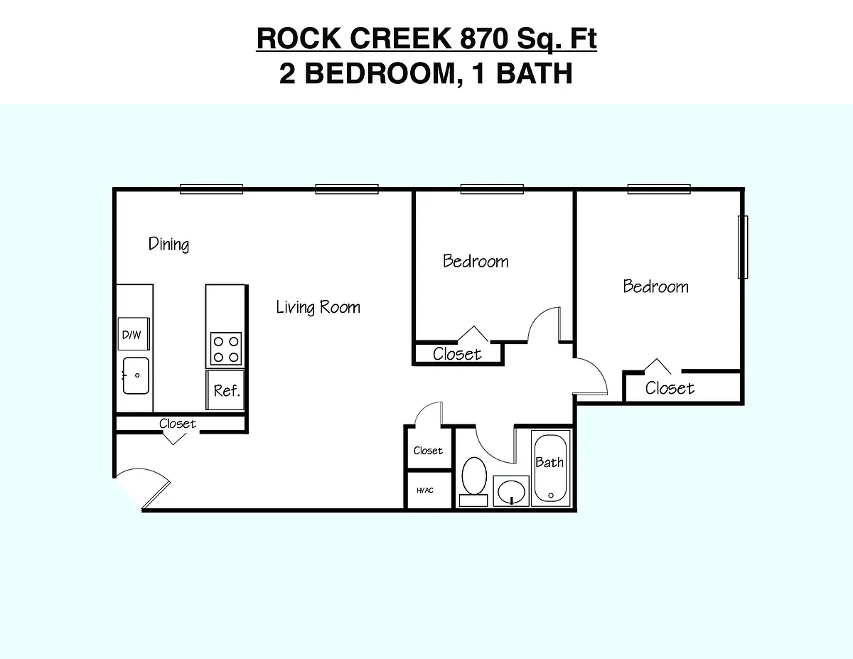 Floor plan Rock Creek