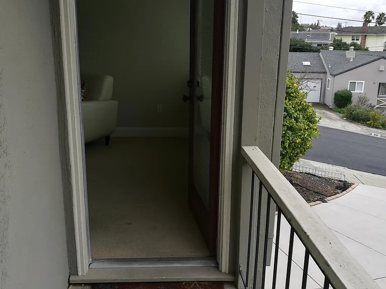 Main entrance to lower level with private bedrooms and shared bath - $850/month