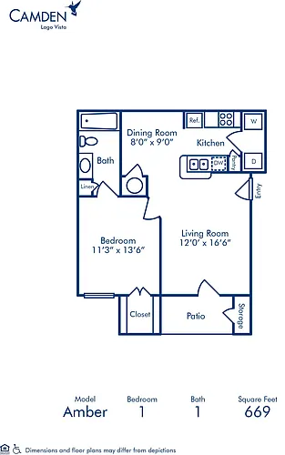 Floor plan Amber