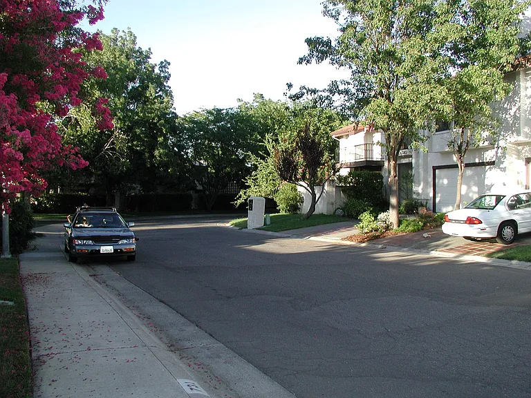 Sunset Villas HOA neighborhood facing north