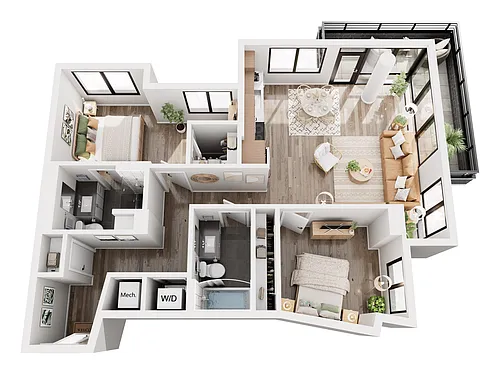 Floor plan B6