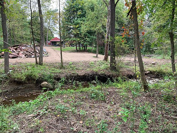 Back view from beyond creek