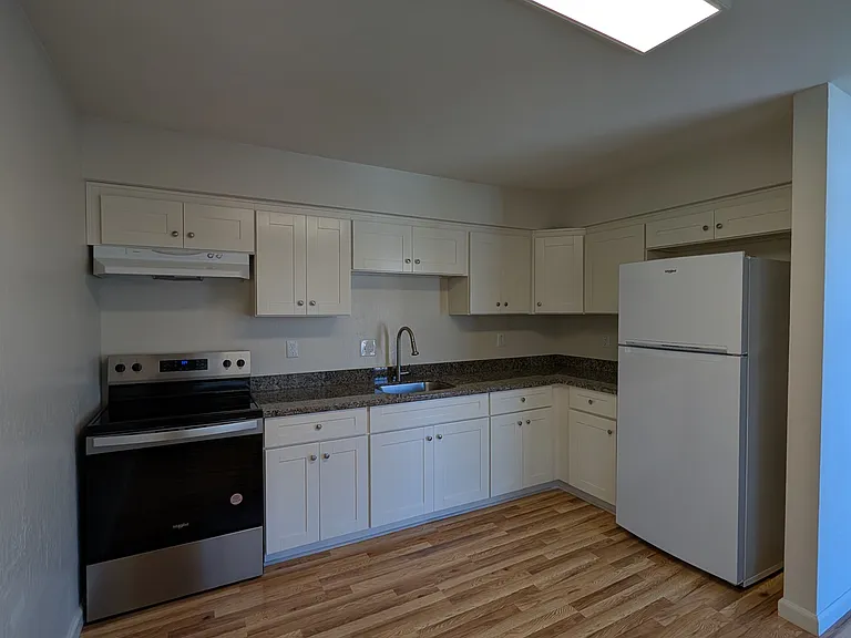 Updated kitchen with new stove
