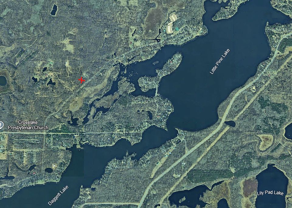 lot location (red dot)