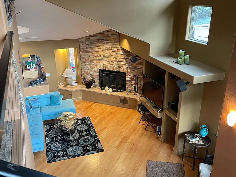spacious living room
