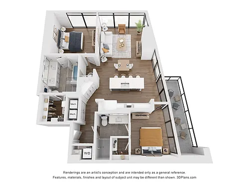 Floor plan B1