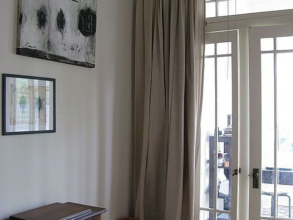 Bedroom that adjoins sunroom