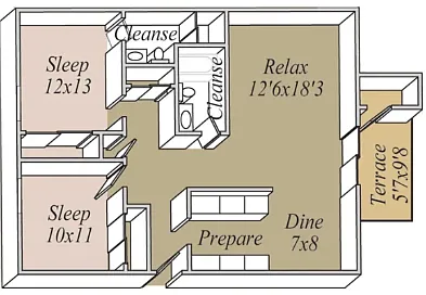 Floor plan Sandpiper