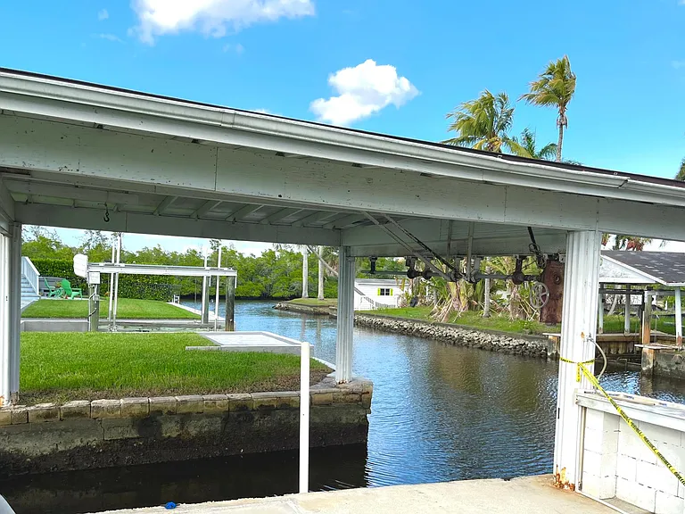 Canal and boat lift