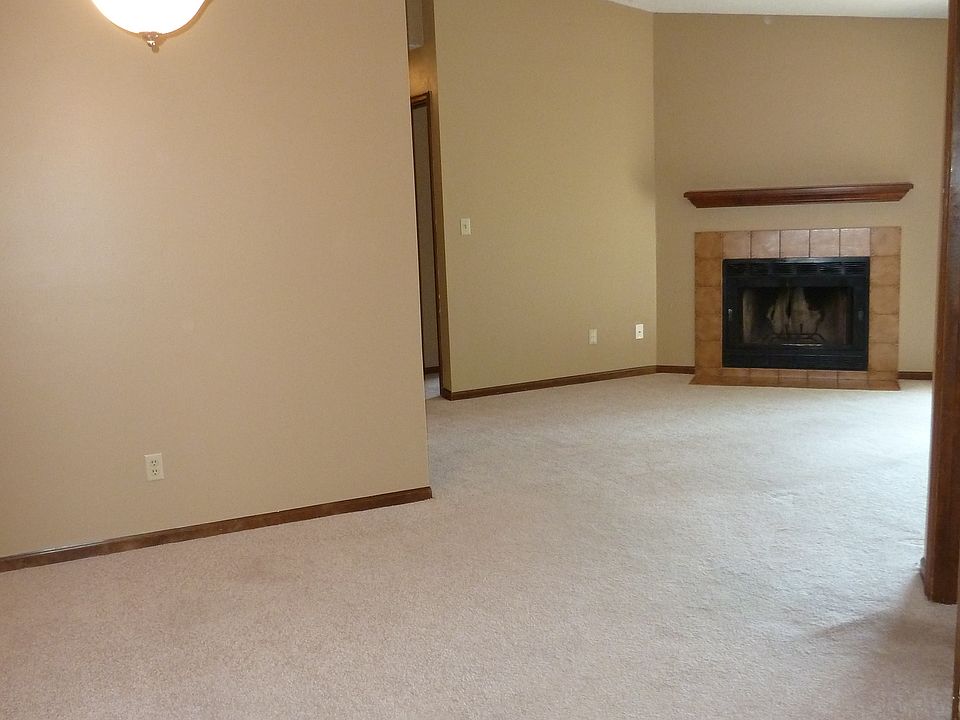 View from front door to living room