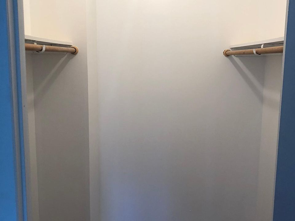 Walk-in closet in master bedroom
