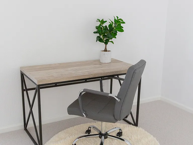 Workstation in master bedroom.