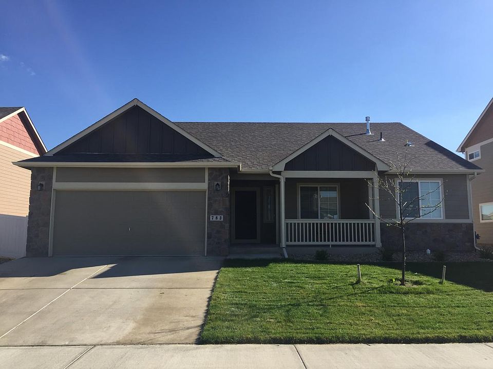 Front view of home. Has a great covered front porch you can
