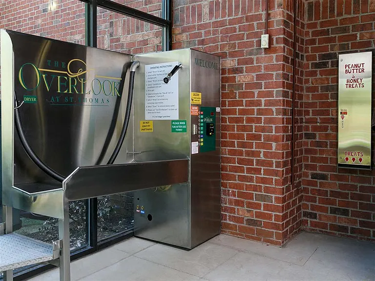 Pet-washing station