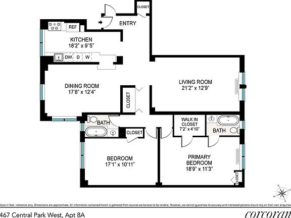 2nd image of 467 Central Park W APT 8A