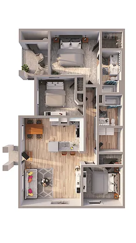 Floor plan 3x2E