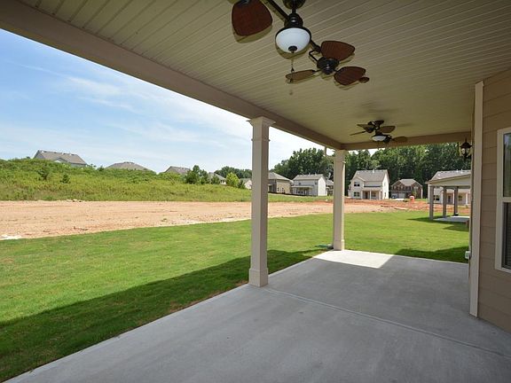 Back Porch with Multiple Fans