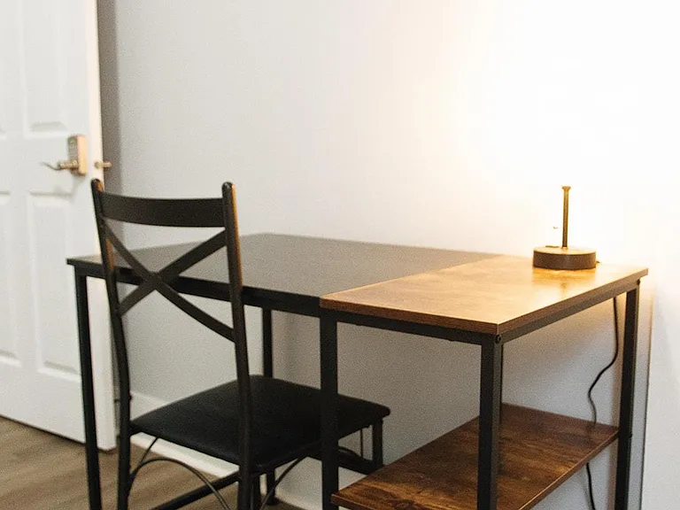 Desk in each room