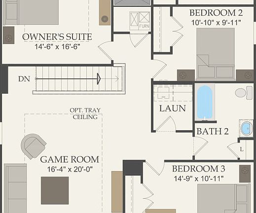 Second Floor 4 br 3 ba