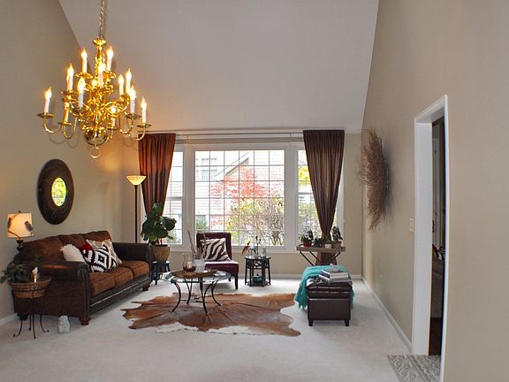 Dramatic ceilings and beautiful windows.