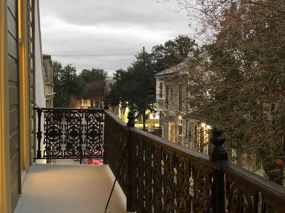 Unit #4 balcony overlooking Dauphine St.
