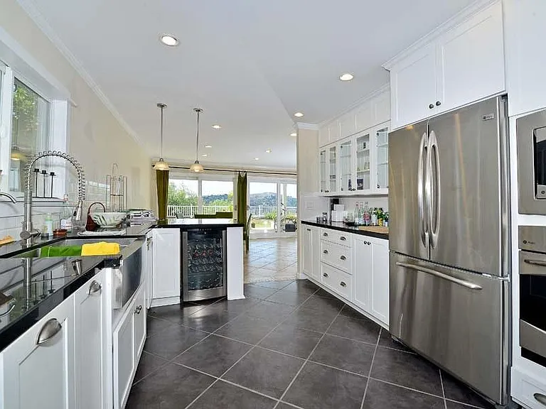 Kitchen facing dining room/ Wine Cooler