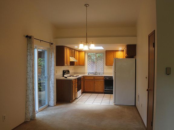 The open floor plan brings you from the living room into the