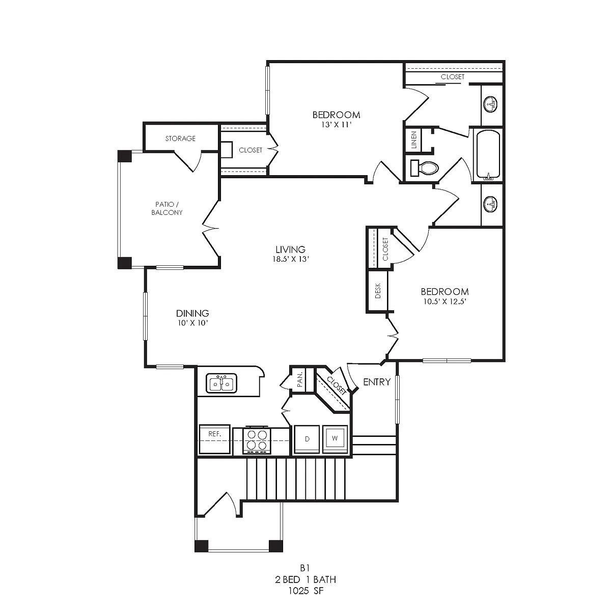 Floor plan B1