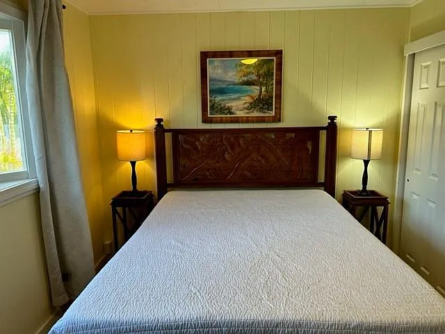 Third Bedroom with carved Teak Bed