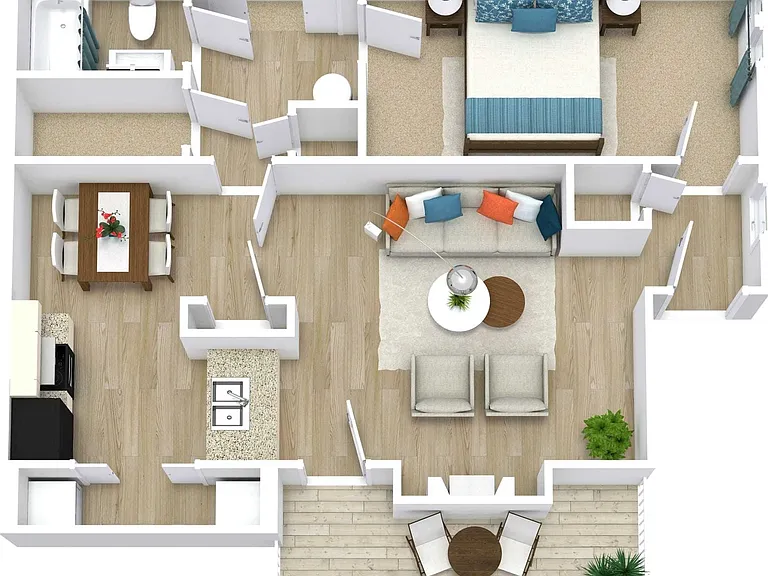 1 BED / 1 BATH / 775 SQFT 1 BED / 1 BATH / 775 SQFT