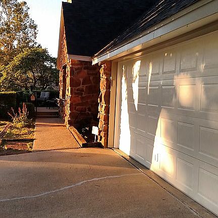 East side of house Garage