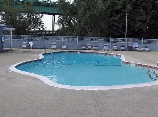 One of two pools