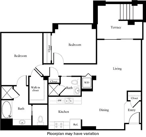Floor plan B2-1018-1021