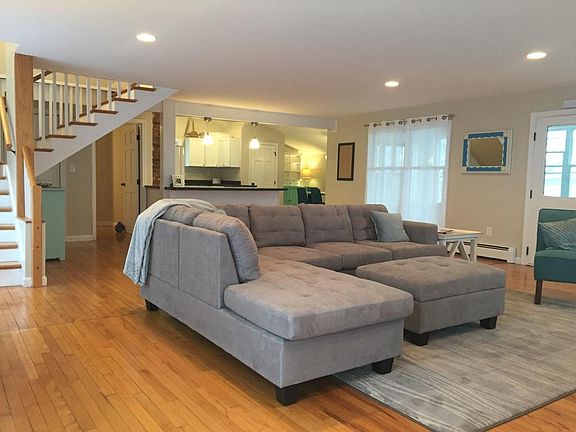 Sun-filled, open concept living room