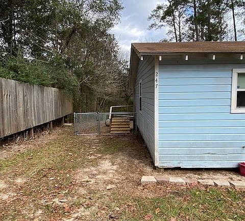 Side entrance into this home