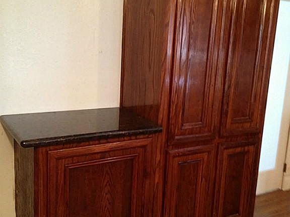 Plenty of countertop space in this kitchen